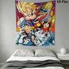 DRAGON BALL Wall Tapestry Aesthetic Wall Hanging Printed Fabric Blanket Decorative Tapestries for Bedroom Living Room Home Decor