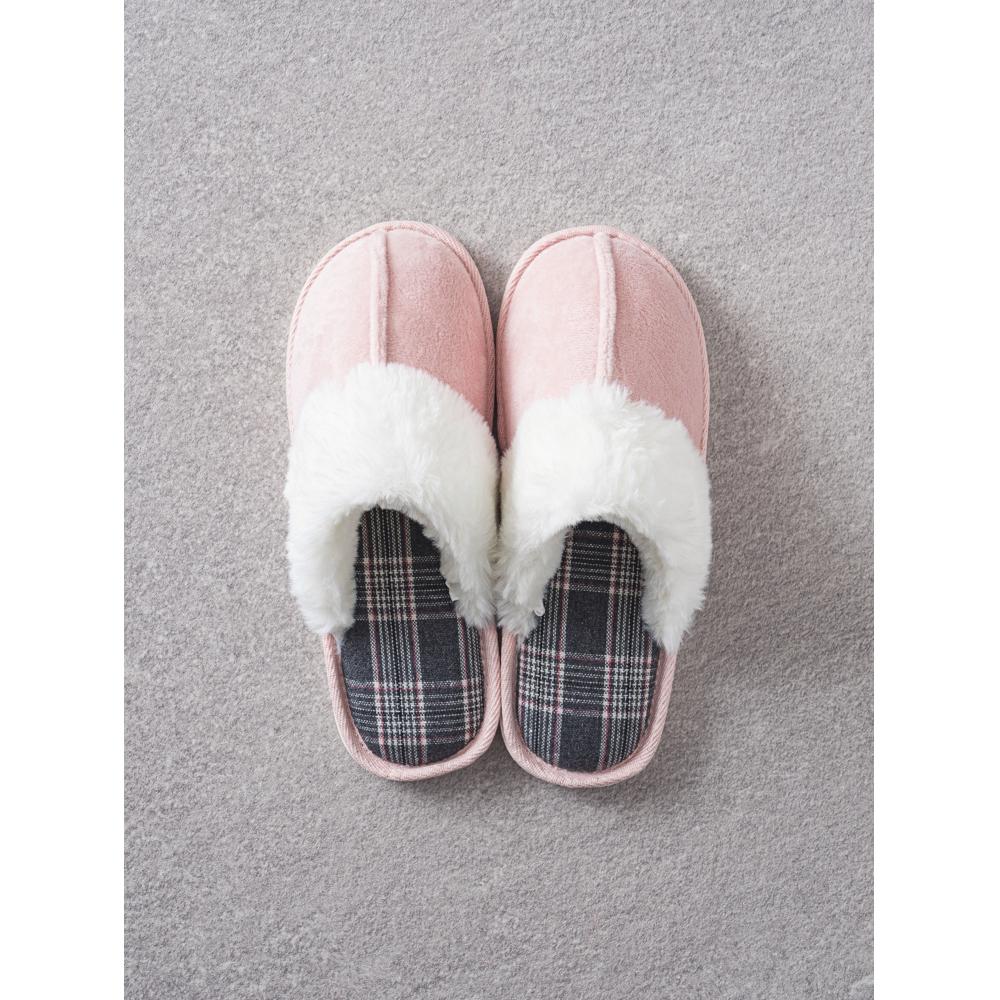 

Туфли для гостиной Daiso Fur Point Check Pink 240 260 мм