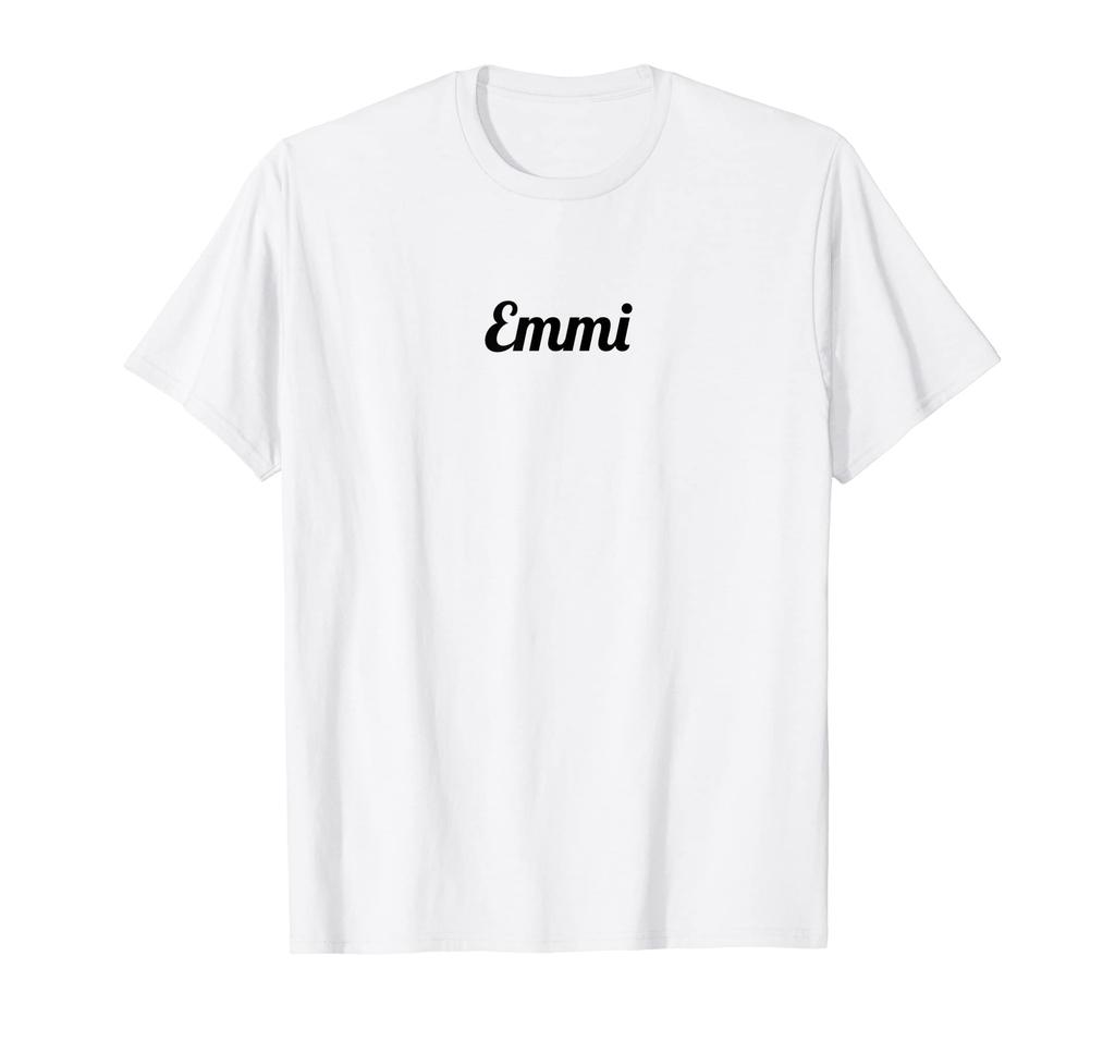 Top That Says the Name EMMI Cute Adult Kids Graphic - T-Shirt