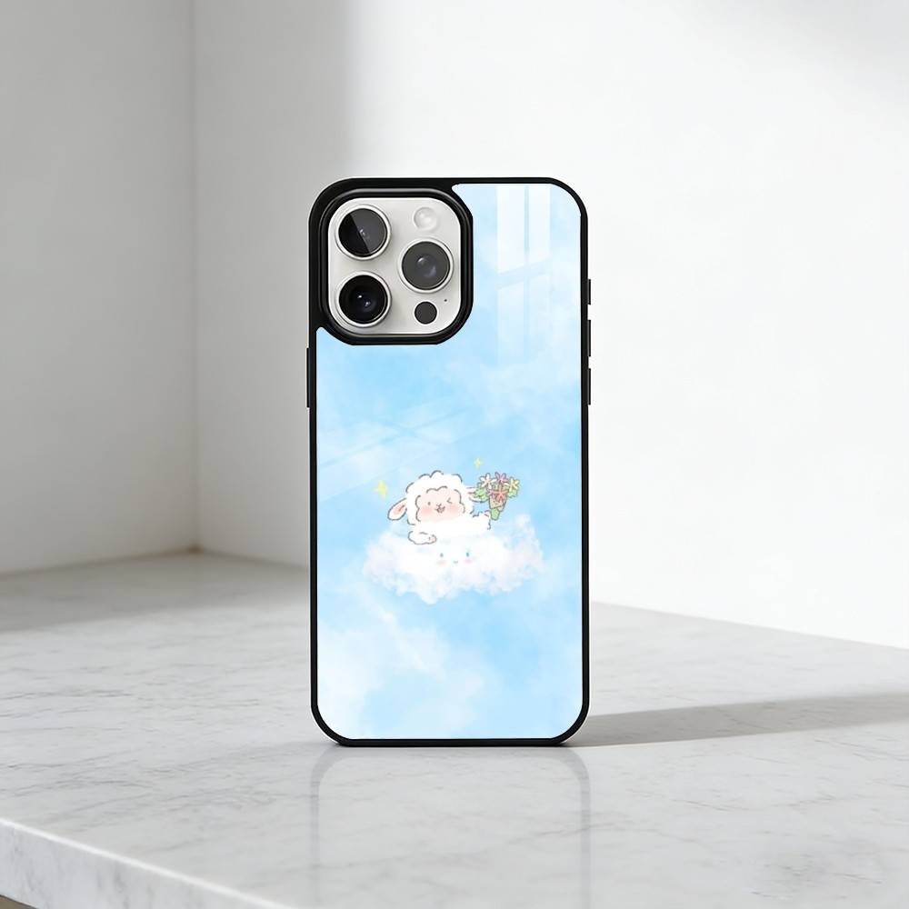 

Cartoon Lovely Sheep Phone Case For iPhone17,16,15,14,13 Plus,Pro Max Magnetic For Magsafe Wireless Charging iPhone15