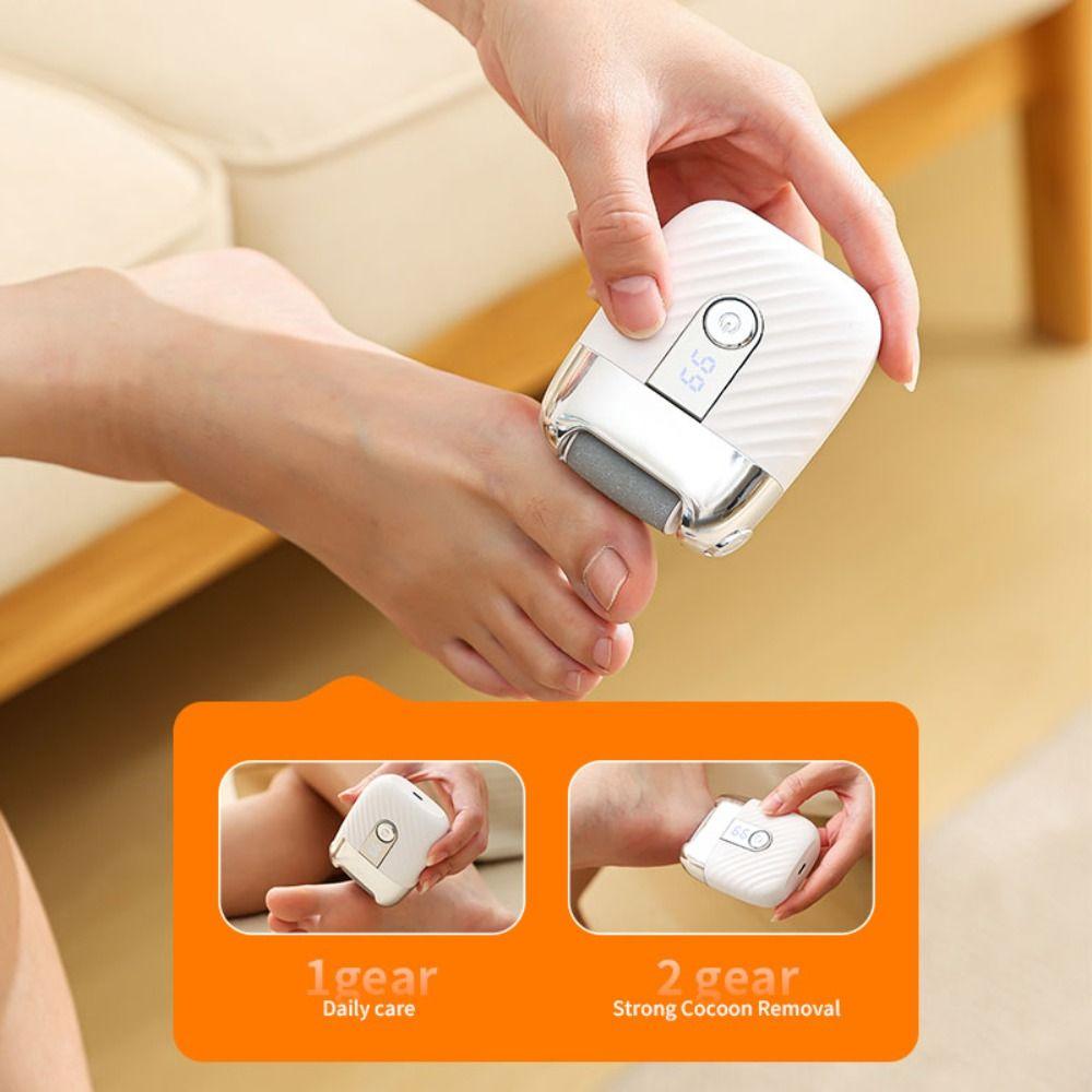 LED Display Dead Skin Remover USB Rechargeable Electric Foot File  Dry Dead Cracked Foot