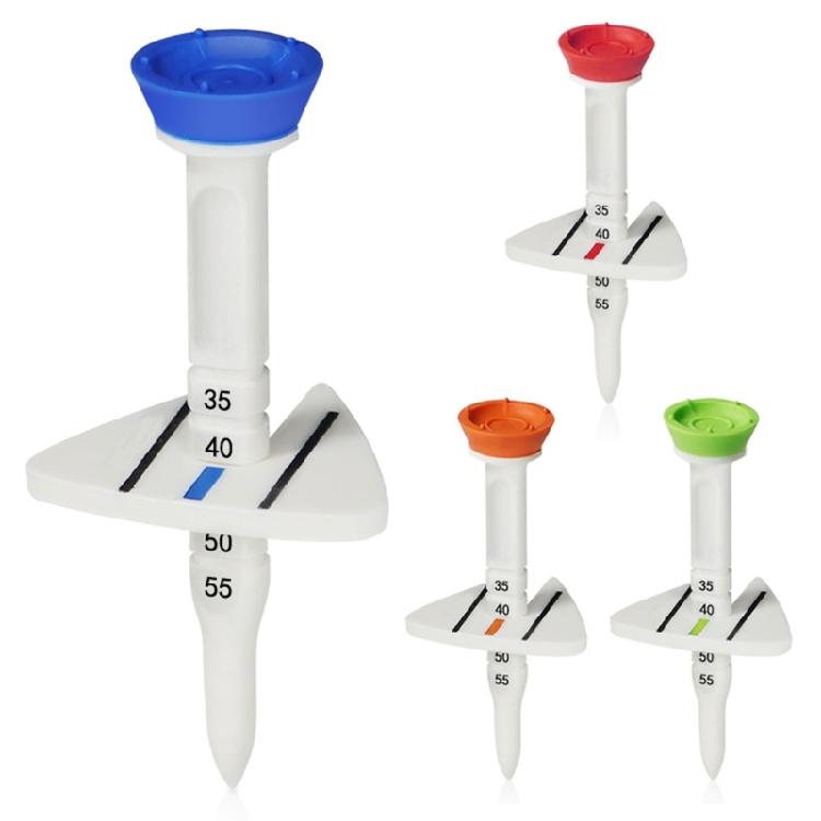 Plastic Golf Tees Height Adjustable Ball Tees for Golfer Practice Golf Accessory