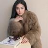 Fur Jacket Women's Light New Imitation Fox Hair Short Stand-up Collar Warm Wool Coat Cotton Coat Winter