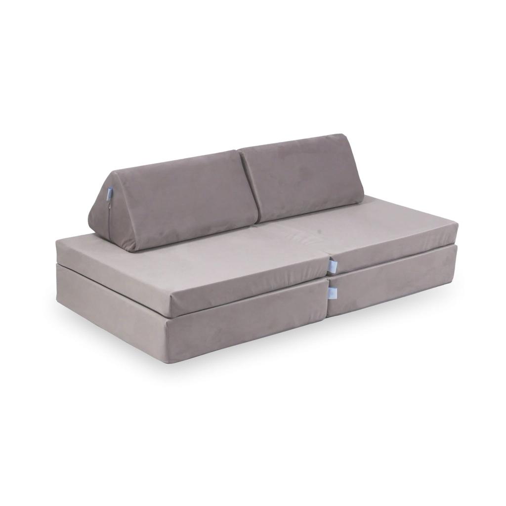 Montessori Comfort Velvet Lila Mini Play Sofa