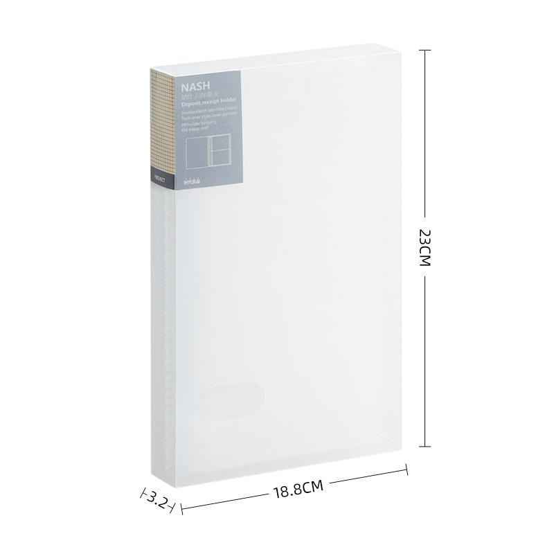 

Книга для хранения квитанций о фиксированных депозитах, многофункциональная папка для квитанций о депозитах, банковский депозитный лист большого номинала на кольцах