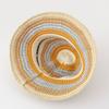 Straw Hat Rainbow Design Foldable Lightweight Breathable Sun Protection Hat Outdoor Activities Beach Travel Casual Wear