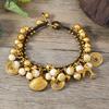 Handwoven Bohemian Bell Bracelet Vintage Vacation Niche Personality Exotic Female Hand Rope Accessories