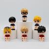 6pcs Haikyuu Hinata Shoyo Action Figure Anime Model Toy Doll Display Collectible