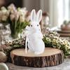User Friendly Glittering Easters Rabbit Statue Colorful Portable for Holiday DIY Decorations Safe for Children