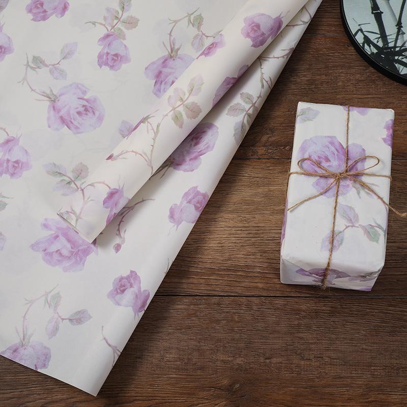 

WTEMPO 20 шт 50*76 см розовая упаковочная бумага с принтом, свадебная, день рождения, вечеринка, подарочная упаковочная бумага, подарочная коробка, упаковочная бумага, подкладочная бумага для букетов 20pcs фиолетовый