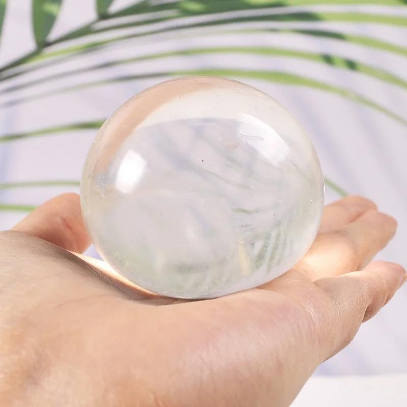 Slow Rebound Stress Relief Ball Clear Malt Sugar Squishy Stress Balls Fidget Toys for Adults Kids, Slow Rising Calming Toys