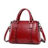 Echte leren dames schoudertas crossbody handtas met handvat, casual designer dames oliewas koeienhuid messenger tas