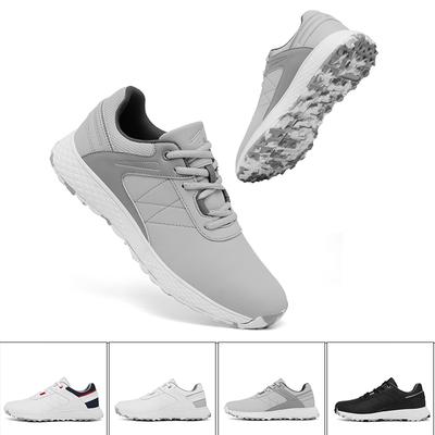 Zapatos de Golf Impermeables para Hombres y Mujeres Zapatillas de Golf Zapatos para Gimnasio y Caminar con Cómodo Entrenamiento Zapatos de Golf de Cuero