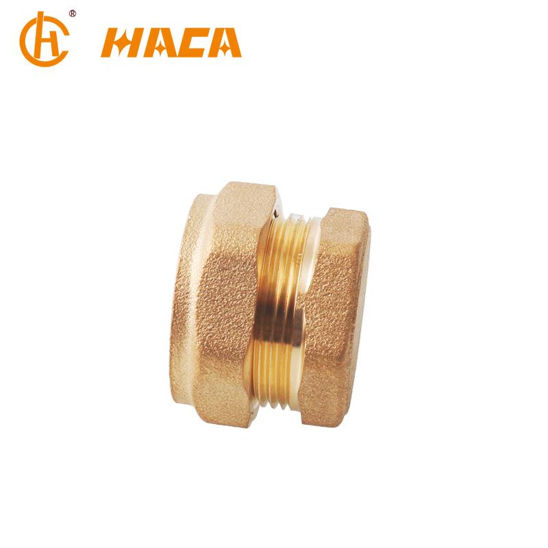 Brass 15/22 Sleeve Cap Plug: Pure Copper Male Thread Pipe Seal Cap