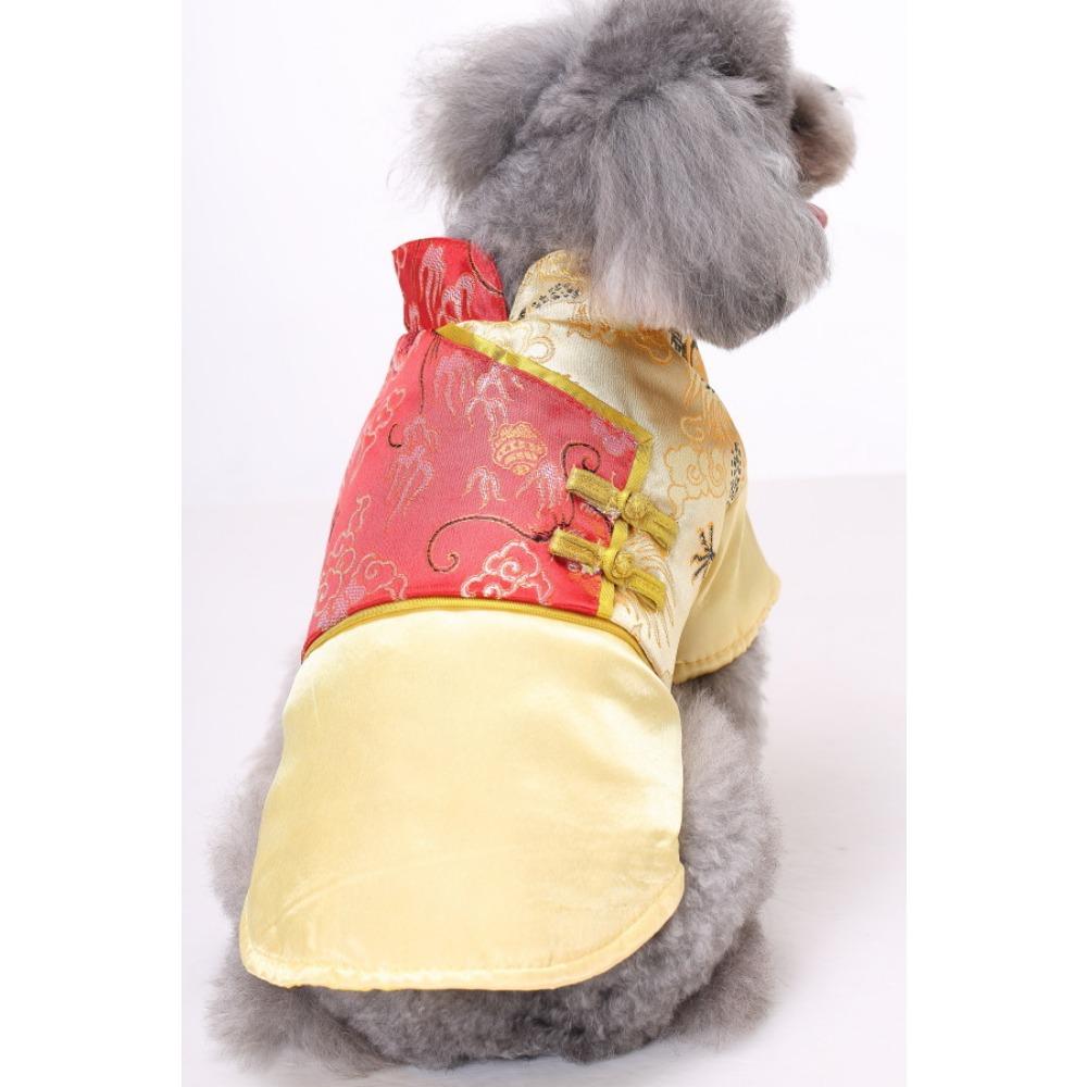 Tang suit pet clothes new Chinese groom wedding clothes cat dog universal wedding festive pet clothes