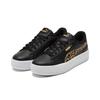 Puma Plattform Freizeit Low-Top Sneaker Damen Sneaker Schwarz 384894-01