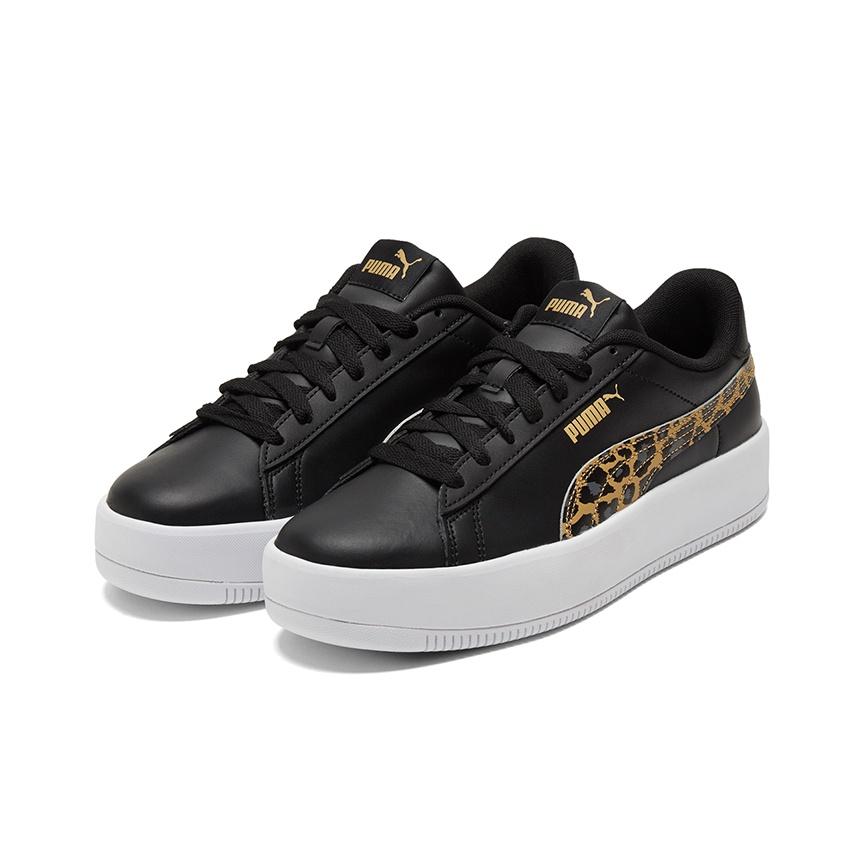 Puma Plattform Freizeit Low-Top Sneaker Damen Sneaker Schwarz 384894-01