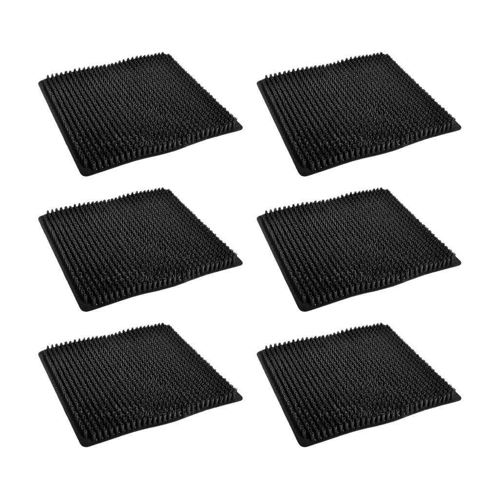 6PCS Reusable Eggs Laying Mats for Hens 24 Cavity Design Plastic Nesting Pad Nest Box Liner Poultry Farm Accessories