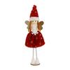Christmas Angel Plush Figurine Decoration With Standing For Holiday Festive Decor