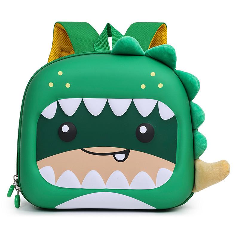 Toddler Dinosaur Egg Shell Backpack With Red Green Pink Colors For Education And Travel