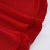 Elegant Satin Ruffle Hem Dress with Spaghetti Straps - European & American Style