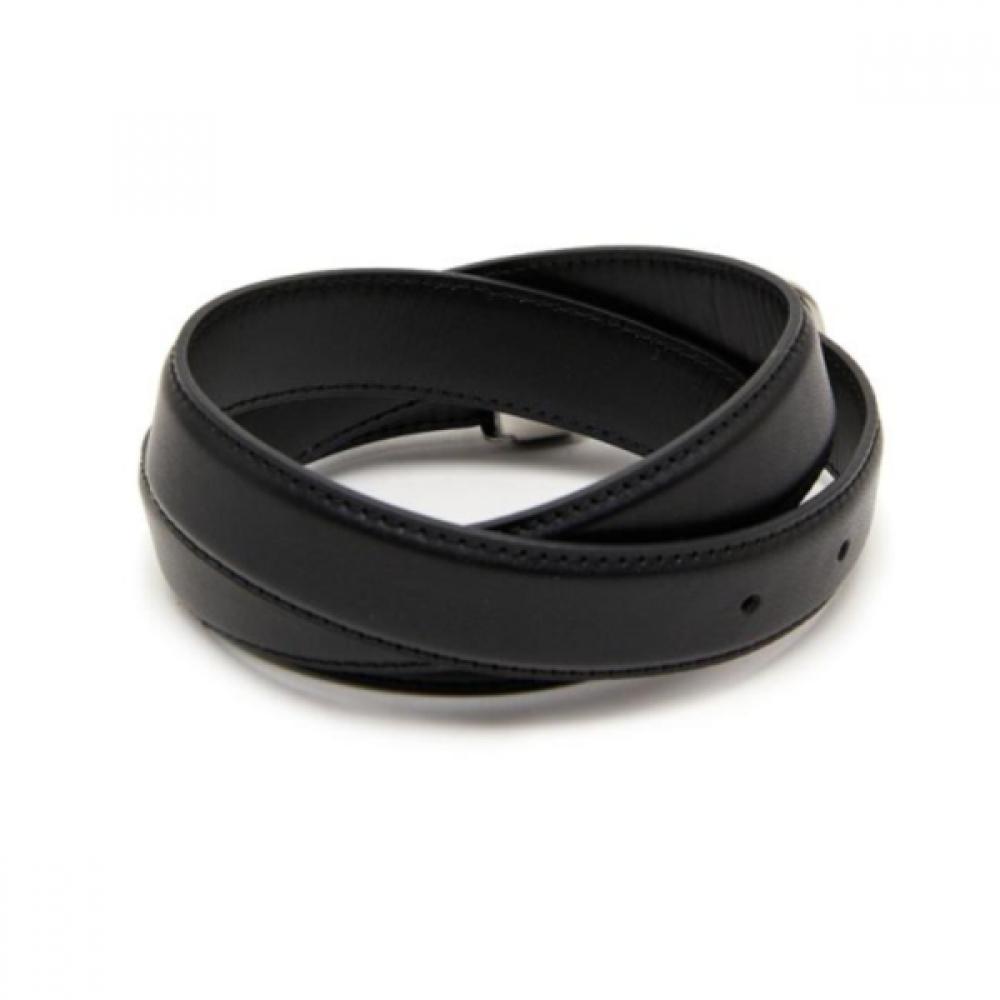 Daks Women Black Leather Slim Buckle Belt Dbbe1f741bk