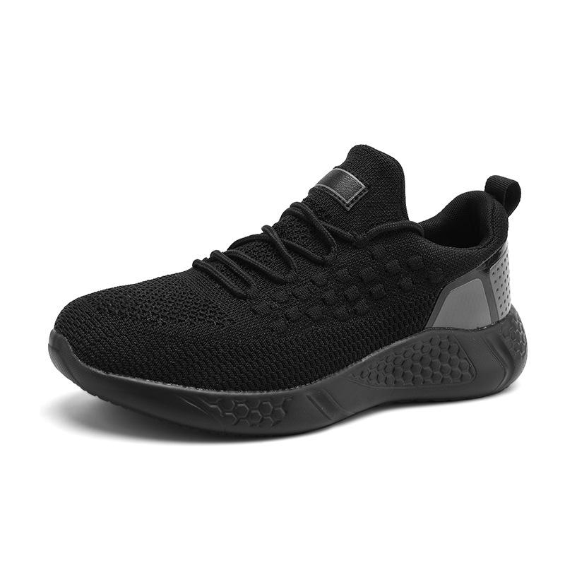 New Large-size Men's and Women's Shoes Fly-woven Mesh Light and Breathable Running Shoes Summer Low-top Couple Trendy Shoes