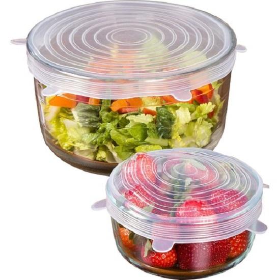 

Силиконовая эластичная крышка Крышка для посуды из 6 предметов