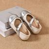 Spring New Korean Style Fashionable and Comfortable Soft Sole Girls Casual Leather Shoes