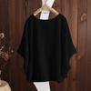 Women's Fashion Loose Color -Sleeved Summer Top Crewneck Jumper