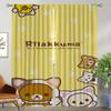 Rilakkumaes Kitchen Curtains for Living Room Curtain Partition Halloween Decoration Home Interior Curtains 2 Pieces Shades Child