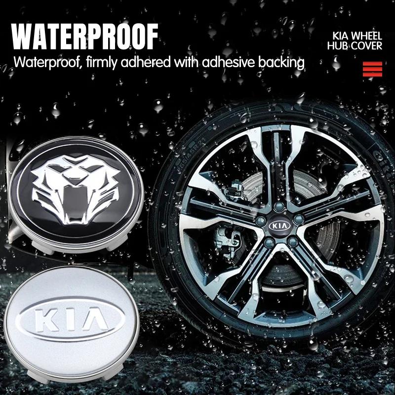 4pcs/Set 58/60/mm Car Wheel Center Hub Caps For KIA Rio Soul Seltos Forte K5 K3 Niro Sorento Stinger Sportage Cerato EV6 Ceed QE3