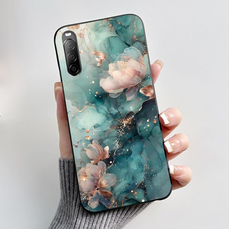 Black Case For Sony Xperia 10 II Luxury Fashion Anti-scratch Shell For Sony Xperia 10 III/Xperia 10 III Lite Cool Dragon King