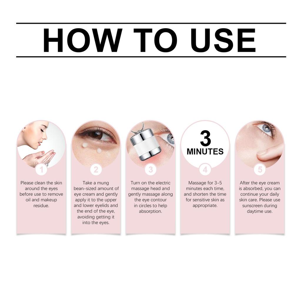 Elektrische Augencreme zur Straffung und Feuchtigkeitspflege Elektrische Massagemaske für Hautstraffung und Feuchtigkeitsversorgung