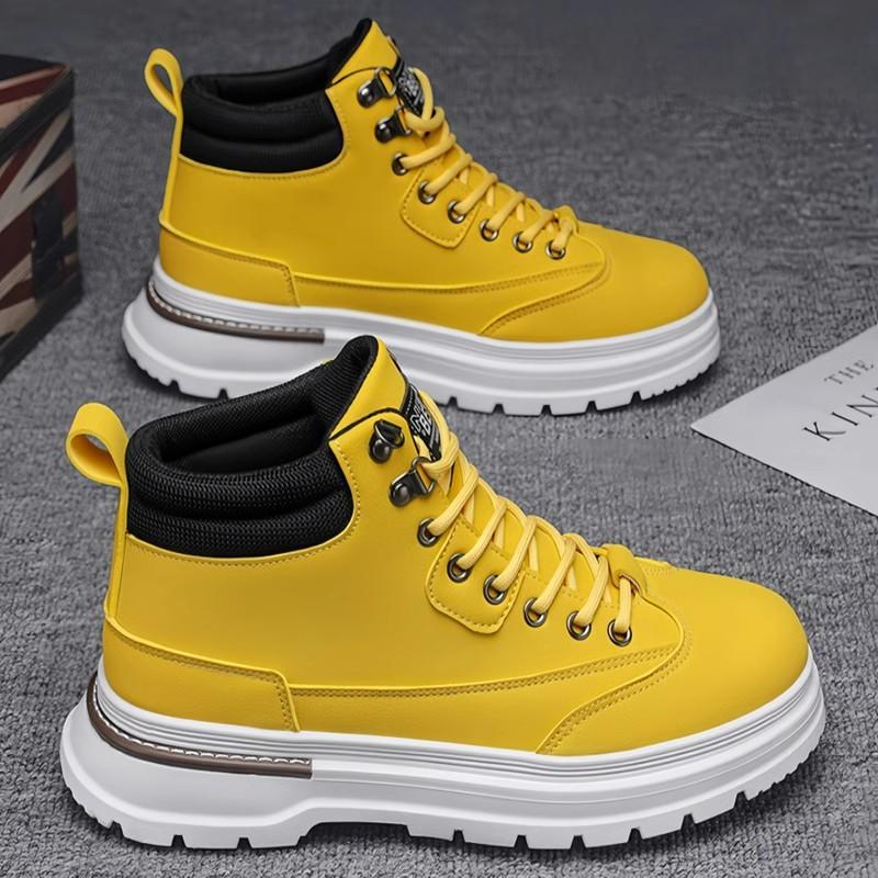 Fashion Quality Men Sneakers New Casual Boots for Men Outdoor Ankle Boots Skateboarding Motorcycle Boots Men Zapatos Zapatillas Hombre