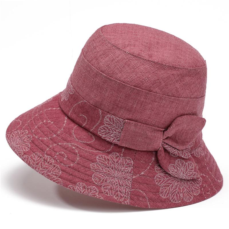 Spring Women's Sun Hat Elderly Hat Breathable Summer Fisherman Hat
