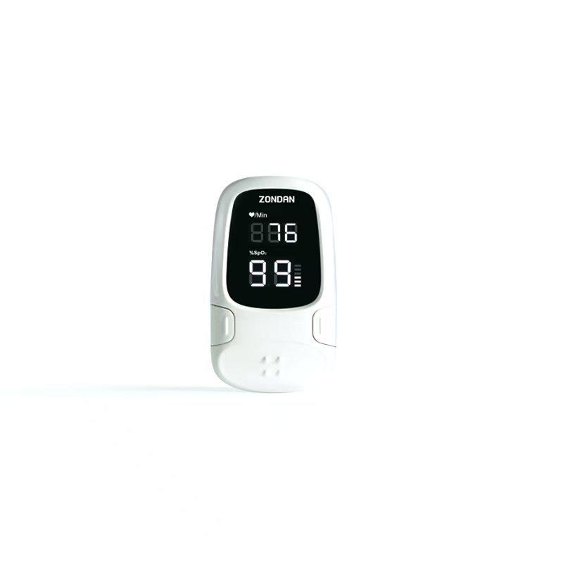 English Version Finger Clip Pulse Oximeter - Monitors Blood Oxygen & Heart Rate