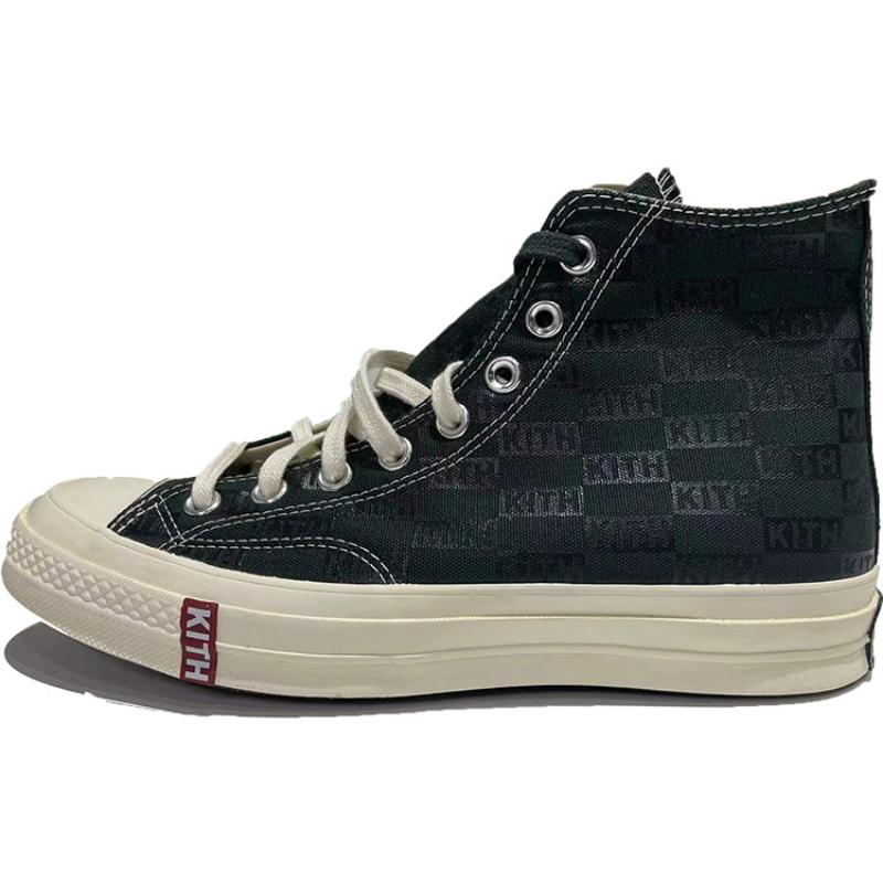 

KITH x Converse Chuck Taylor All Star 1970s Comfortable Casual Trendy Versatile High Top Canvas Shoes Unisex Dark Green 42