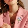 Beautifully Crafted Hydrangea Brooch Wedding Outfit Accessory To Elevate Your Look At Business and Social Event