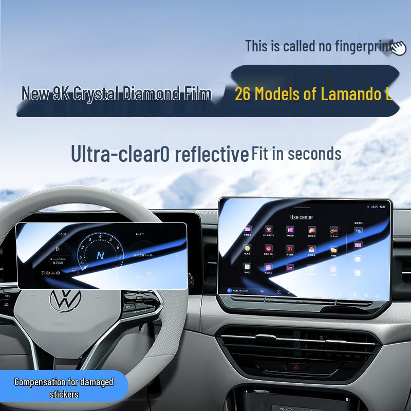 Volkswagen Lamando L Center Console Screen Protector - 26 Models Compatible