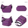 Moda casual náilon pano saco do mensageiro para as mulheres sacos de ombro multi camada feminina crossbody sacos à prova dwaterproof água mãe bolsa
