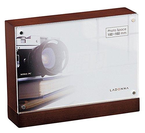 

Ladonna Woody Photo Clock, Brown, Mini, WD05-PC-BR
