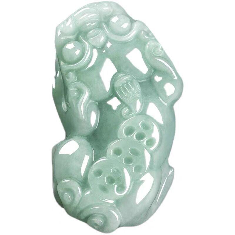 Natural Jade Pi Xiu Pendant Necklace - Unisex Couple s Jade Stone Pendant