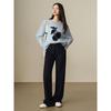 JUZI Anna Coco Thick Knit Wide-Leg Pants