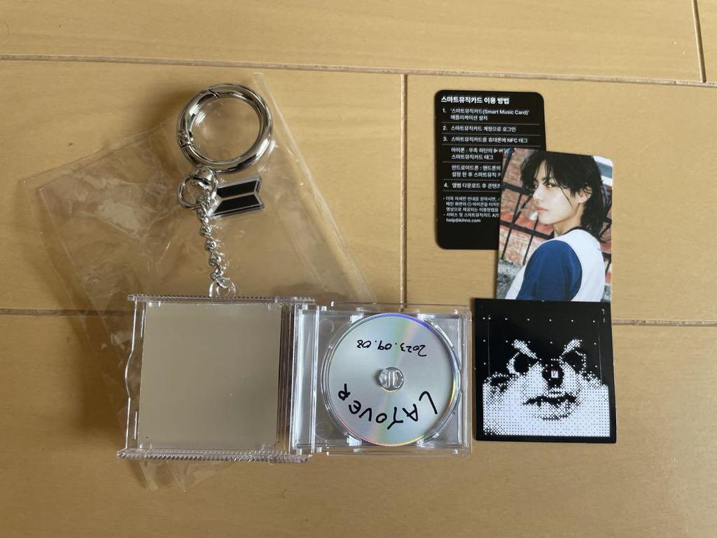 [USED] BTS 2025 FESTA Capsule Album & Purchase Bonus Trading Card Set V Tae