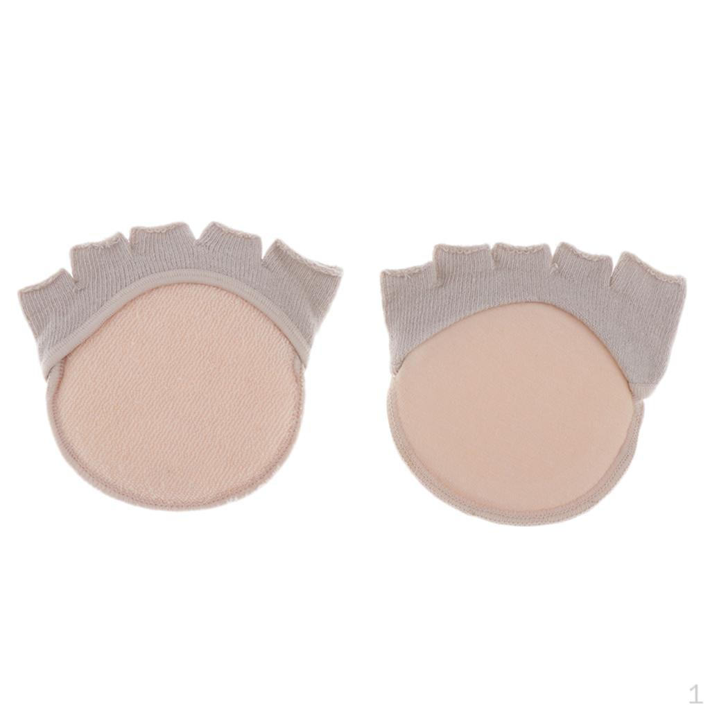 

Подушечки носков носков невидимые, половина без пальцев на 9,5кс9км