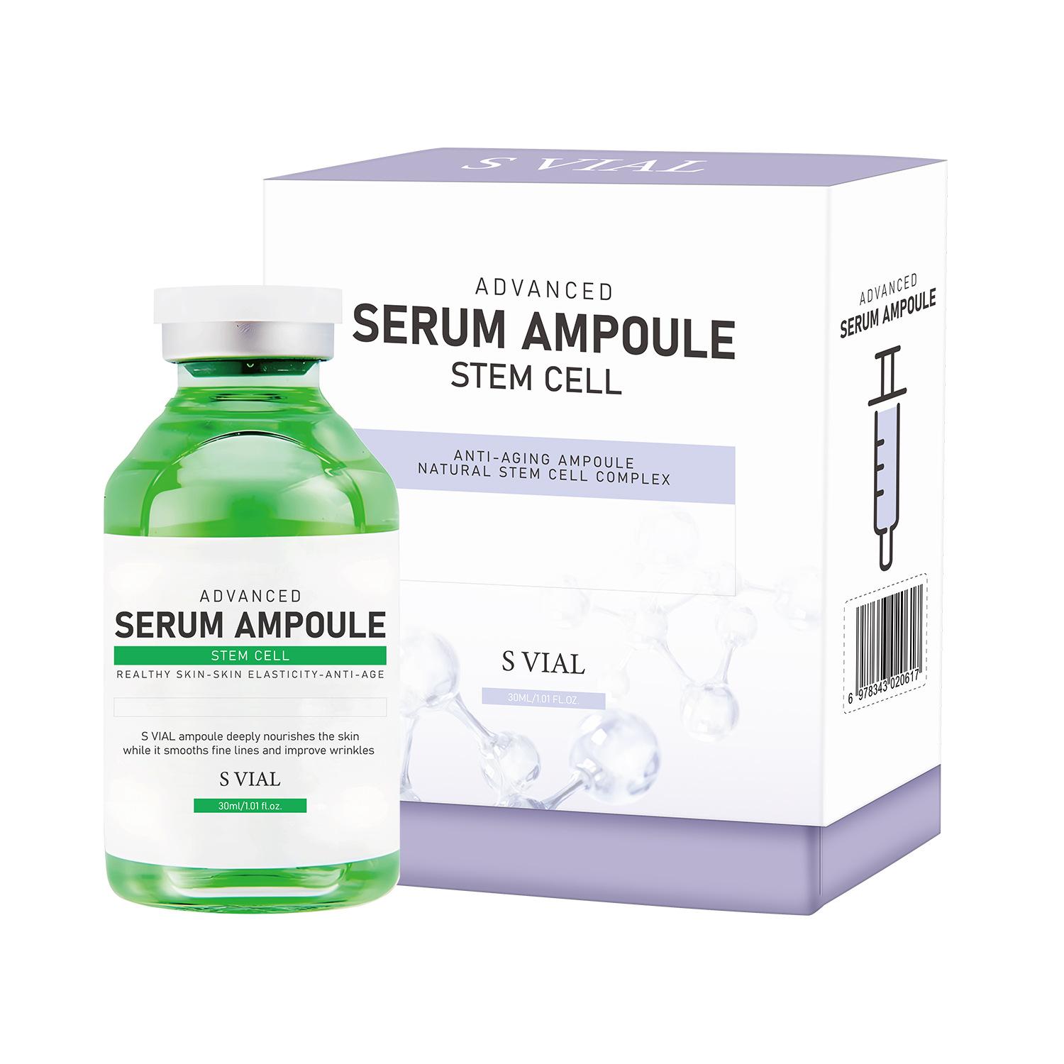 

Сироватка для мікронідлінгу зі стовбуровими клітинами з антивіковою есенцією, рідина для омолодження та зміцнення шкіри