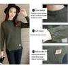 Loose Sweater Knit Ladies Split Winter Round Neck Pullover Sweater Women Korean Knitwear Jumper Tops