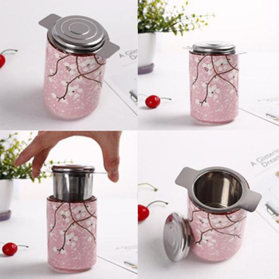 Купить Портативный заварочный блок 304 с крышкой фильтра для чая из ...