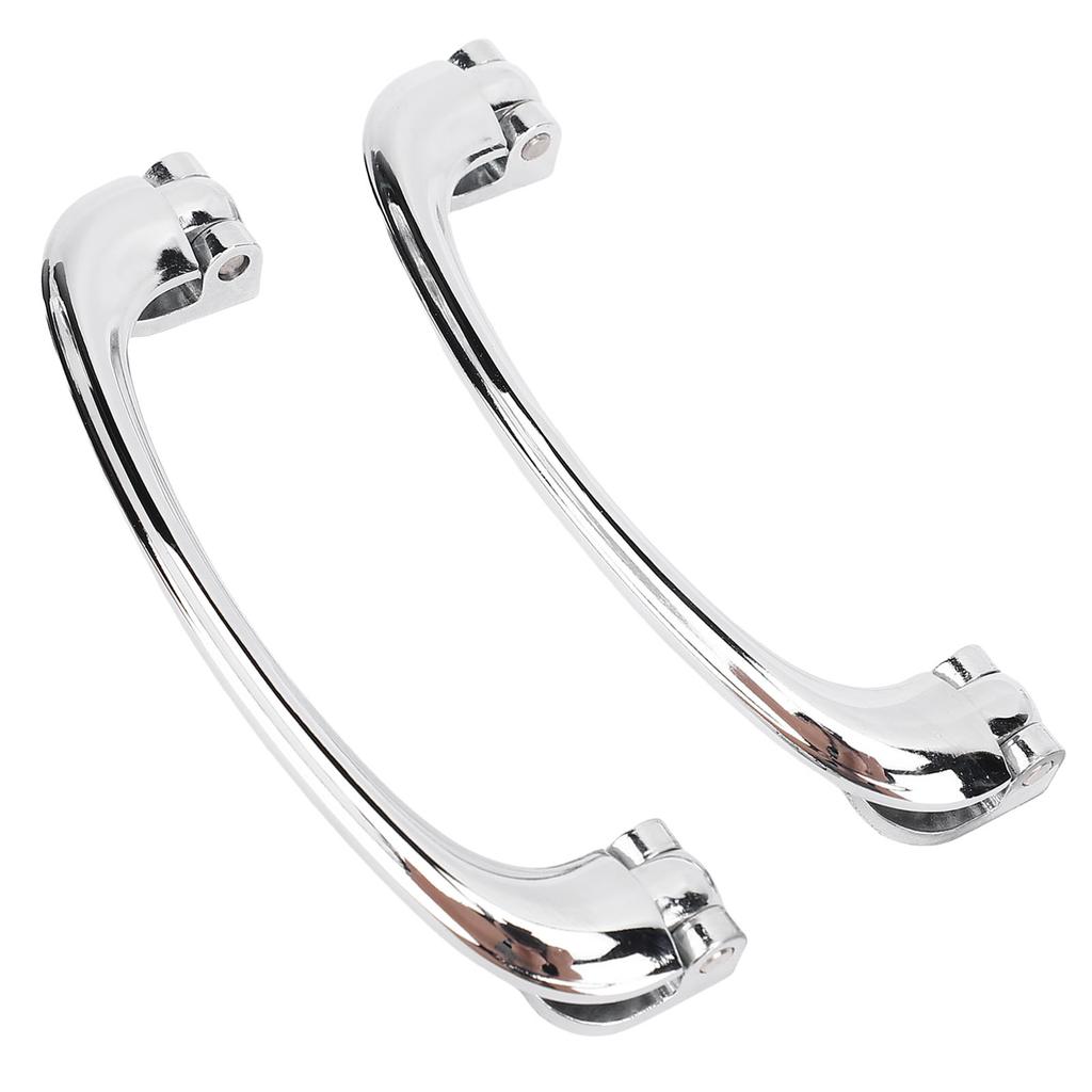 1 Pair Chrome Interior Door Pull Handle Universal LWH106 Wearproof Inside Door Handle Replacement for Classic Cars Tudor